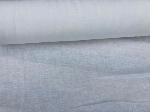 tkanina lniana, biel 3/4 165g - sklep Alternative Textiles