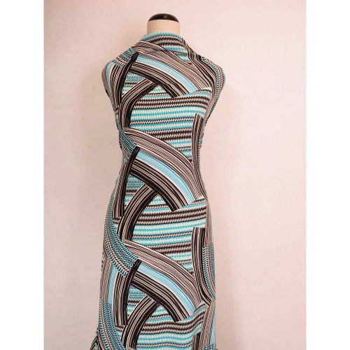 deadstock włoski poliester we wzory - sklep Alternative Textiles