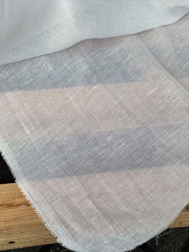 len z bawełną na firanki, biel kremowa, 90g/m2 - sklep Alternative Textiles