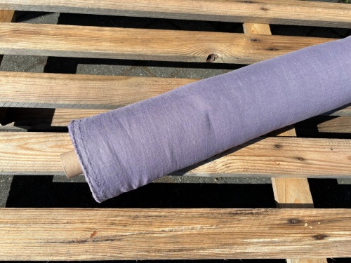 len tkanina lniana 155g pastelowy fiolet - sklep Alternative Textiles .jpeg