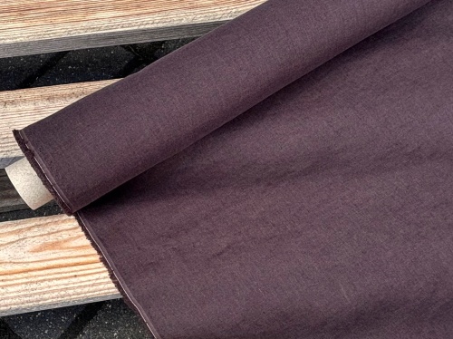 tkanina lniana 100% len gorzka czekolada 155g - sklep Alternative Textiles
