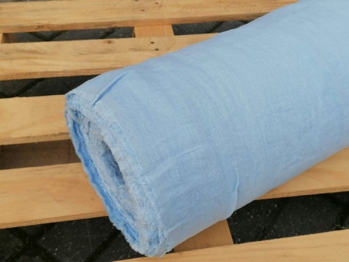 len pościelowy, błękitny, szerokość 245cm - sklep Alternative Textiles