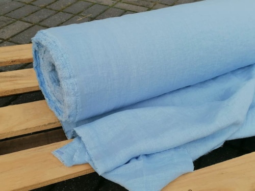 len pościelowy, błękitny, szerokość 245cm - sklep Alternative Textiles