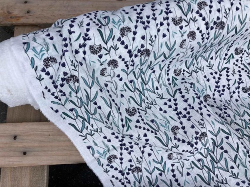 len  litewski 100%, 205g, nadruk, sklep alternative Textiles