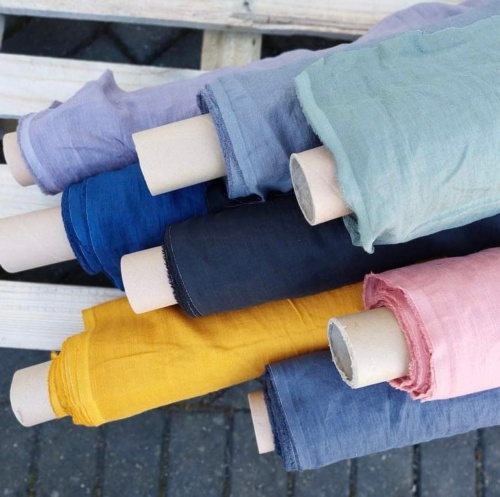 len litewski 100% 130g liliowy wrzos, sklep alternative textiles