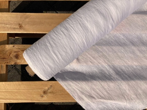 LEN naturalna tkanina lniana biel złamana 155g sklep alternative textiles
