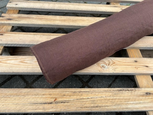 tkanina lniana gorzka czekolada 154g - sklep Alternative Textiles