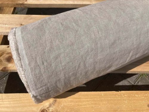 tkanina lniana, len 100% alternative textiles, len z Litwy