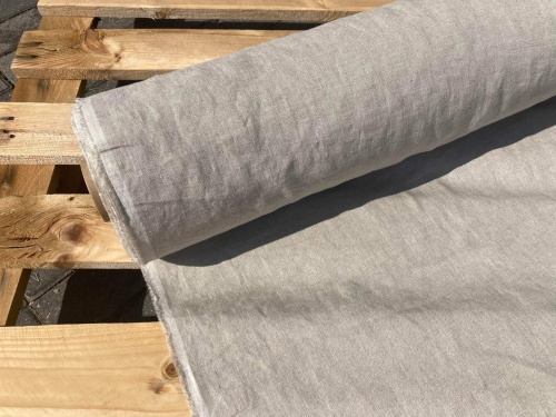 tkanina lniana, len 100% alternative textiles, len z Litwy