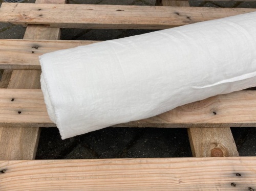 tkanina lniana, biel 3/4 165g - sklep Alternative Textiles