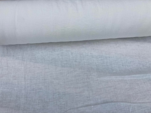 tkanina lniana, biel 3/4 165g - sklep Alternative Textiles