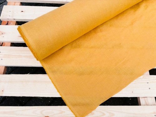 tkanina lniana papaya 180 g - sklep Alternative textiles