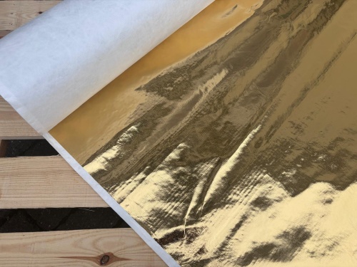 Tyvek ® Soft PU GOLD z połyskiem - sklep Alternative Textiles