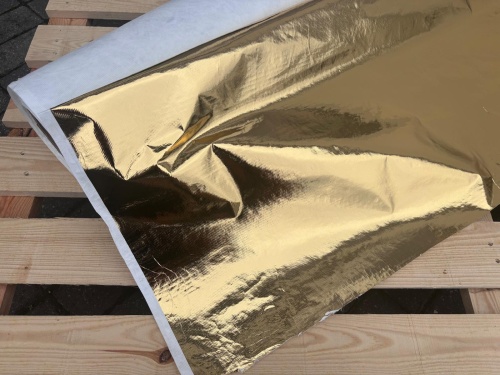 Tyvek ® Soft PU GOLD z połyskiem - sklep Alternative Textiles