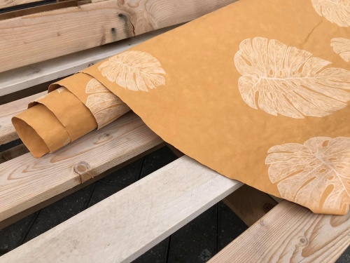 washpapa aged laser color Monstera - sklep ALternative Textiles