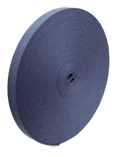 taśma bawełniana kaletnicza w kolorze jeansu