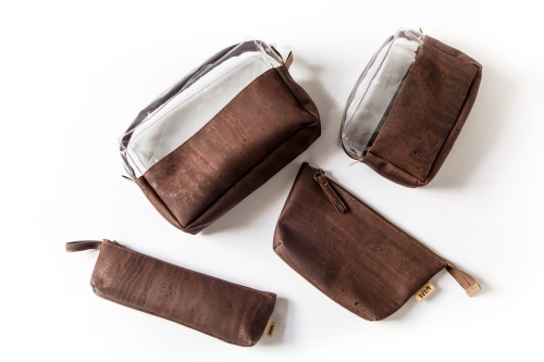 tkanina korkowa KORKO czekolada