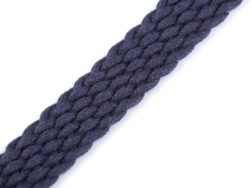 taśma pleciona granatowa 2 cm - sklep Alternative Textiles