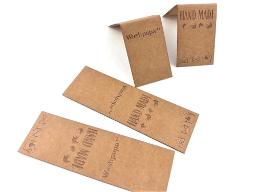 Gotowe metki z washpapa standard sklep Alternative Textiles