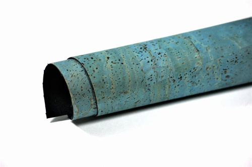 Tkanina korkowa do szycia KORKO zielony morski