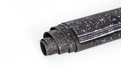 tkanina z korka naturalnego - Corko czarny ze srebrem