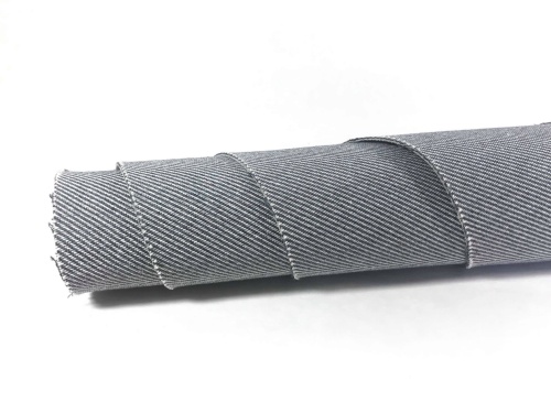 tkanina z recyklingowanego poliestru i bawełny, denim