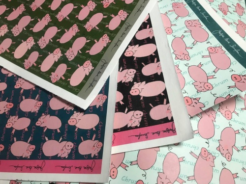 washpapa Alternative Textiles Świnki 500+ Justyna Smółka collection