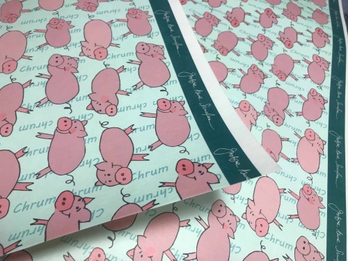 washpapa Alternative Textiles Świnki 500+ Justyna Smółka collection