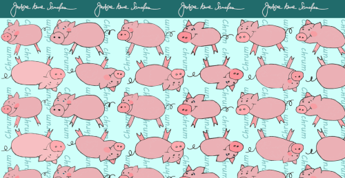 washpapa Alternative Textiles Świnki 500+ Justyna Smółka collection