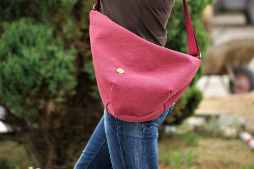 Tkanina z recyklingu - Mniszka Śródziemnomorska - sklep Alternative textiles