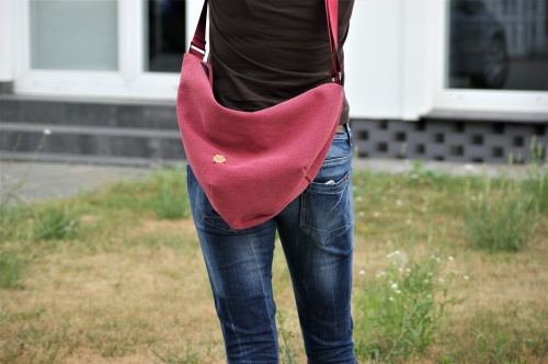 Tkanina z recyklingu - Mniszka Śródziemnomorska - sklep Alternative textiles