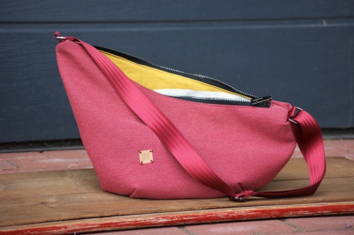 Tkanina z recyklingu - Mniszka Śródziemnomorska - sklep Alternative textiles