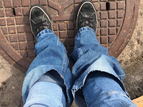 denim zero waste, nogawki jeansów, sklep alternative textiles