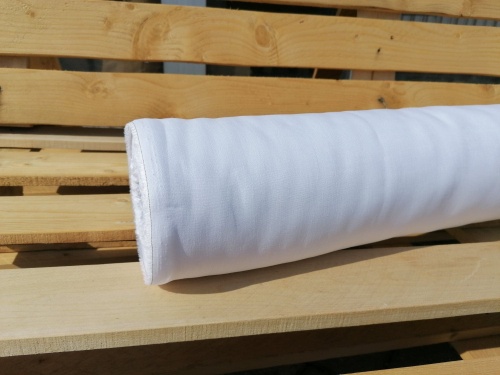 BLEN len, naturalna tkanina lniana - biel optyczna 100g/m2 (cena za 0,5m)