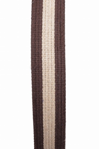 taśma bawełniane kaletnicze brąz i beż