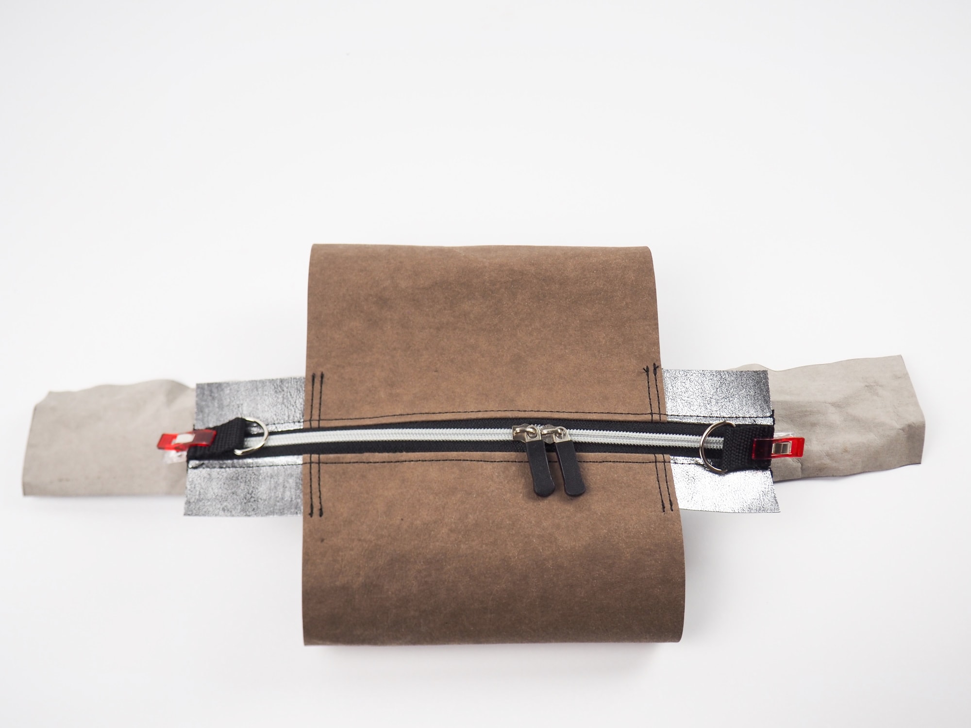 Washtaszka - tutorial na prostą listonoszkę z resztek washpapy - sklep Alternative Textiles